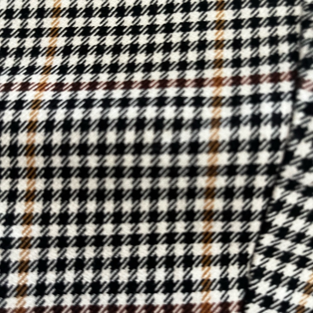 Talbots Black and White Checkered Hampshire Ankle Pants - Picture 2 of 7